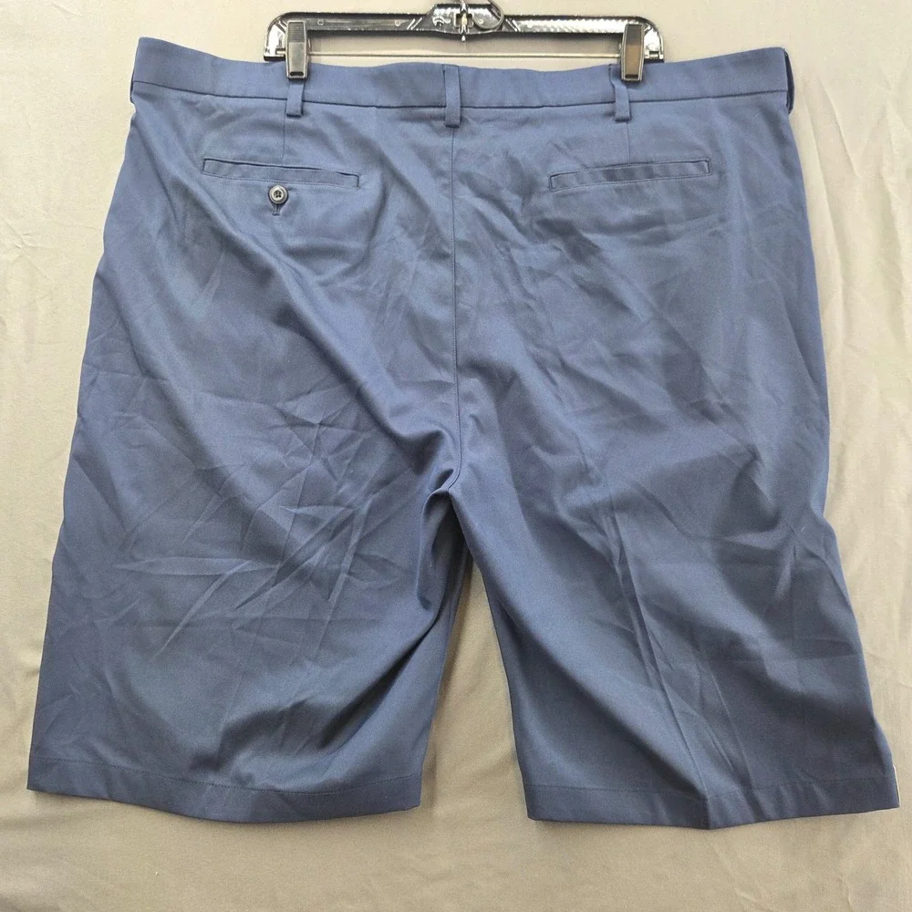 Roundtree & Yorke Mens 44 Navy Blue Performance Tall Classic Fit Shorts NWT